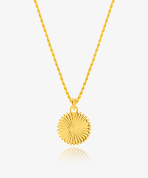 Rope Sun Necklace