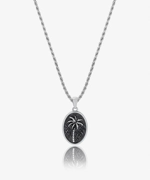 Rope Necklace Palm tree