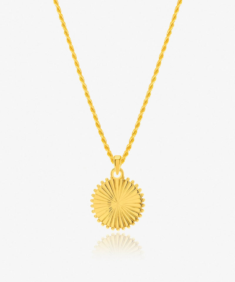 Rope Sun Necklace 