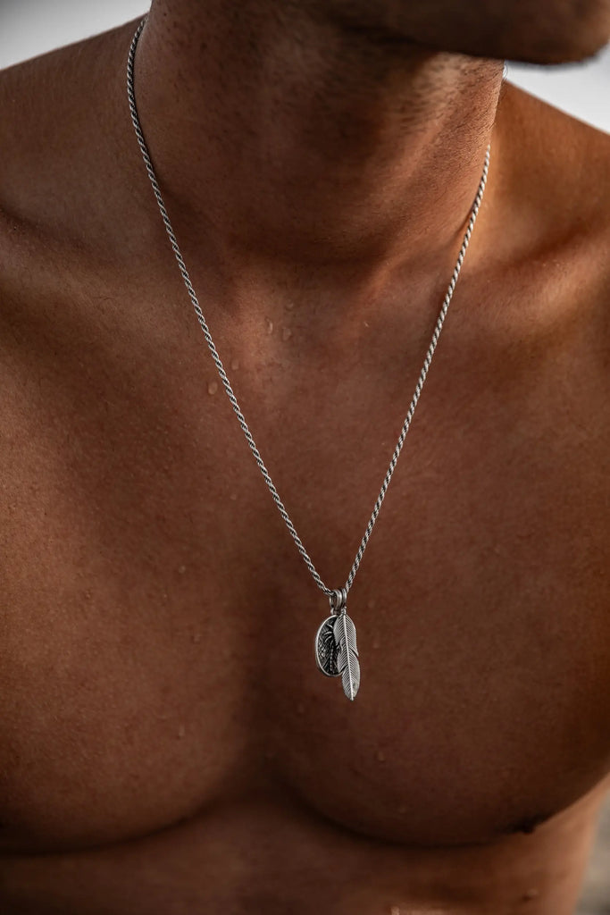 Collier Rope Plume